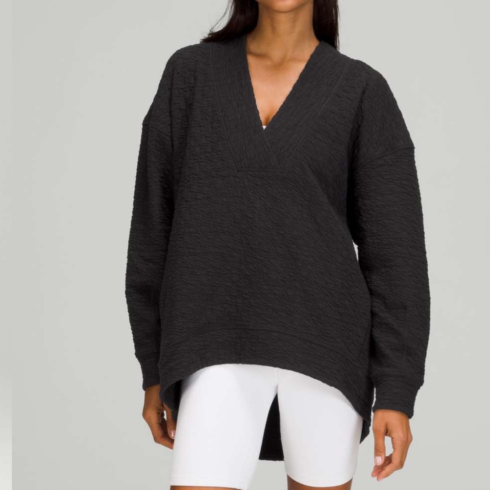 lululemon athletica Black Sweatshirt